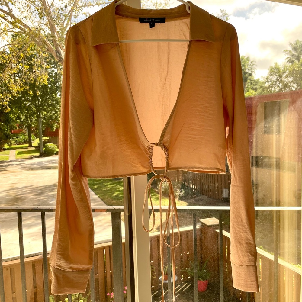 Blush pink Crop top